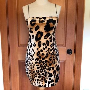 Leopard mini dress